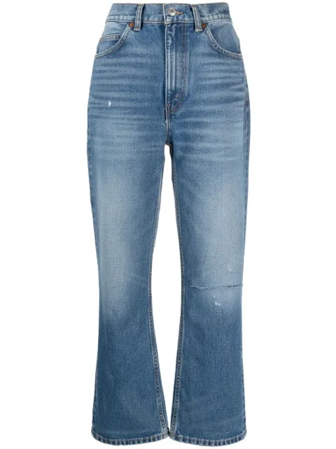 RE/DONE high-rise flared jeans Blue 1473W7FPT