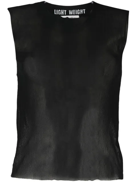 Maison Martin Margiela Pre-Owned 2000s sheer-panel T-shirt Black MMM390ZA