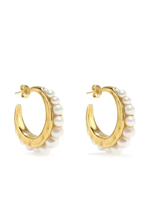 Goossens pearls half-hoop earrings Gold GOOH22EA08YG
