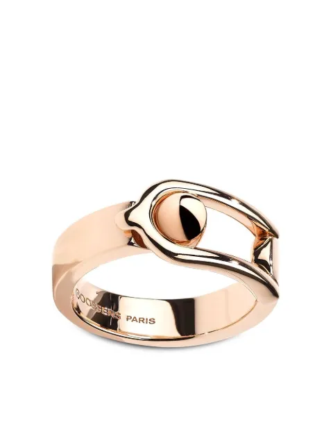 Goossens Boucle engraved ring Pink GOOH14RI01PG