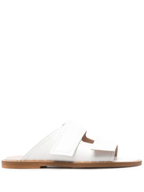 Scarosso Karen leather sandals White KARENSANDWHICALF