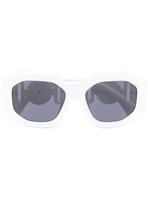 Versace Eyewear Biggie medusa-logo sunglasses White 0VE4424U5631487