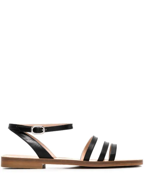 Scarosso Sarah leather sandals Black SARAHSANDBLACALF