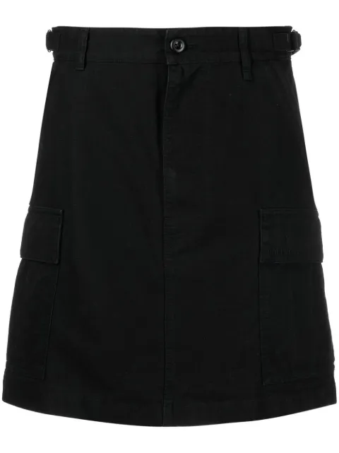 Balenciaga cargo A-line skirt Black 704358TKP27