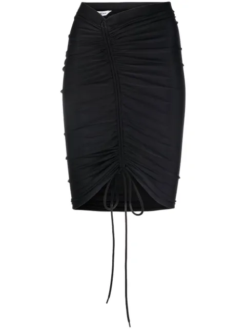 Balenciaga gathered stretch mini skirt Black 704360TYK07