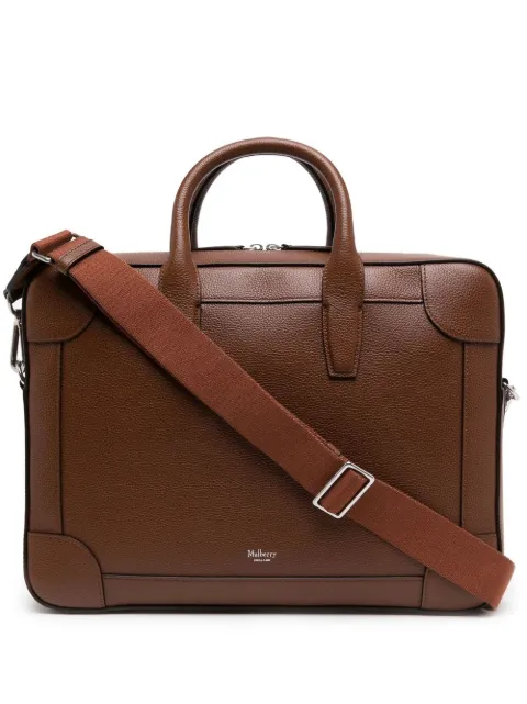 Mulberry Belgrave leather document bag Brown HH8735552G110