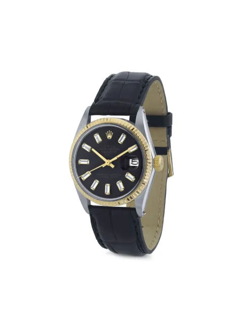 Lizzie Mandler Fine Jewelry customised Datejust 35mm Black W003BDWDTTY
