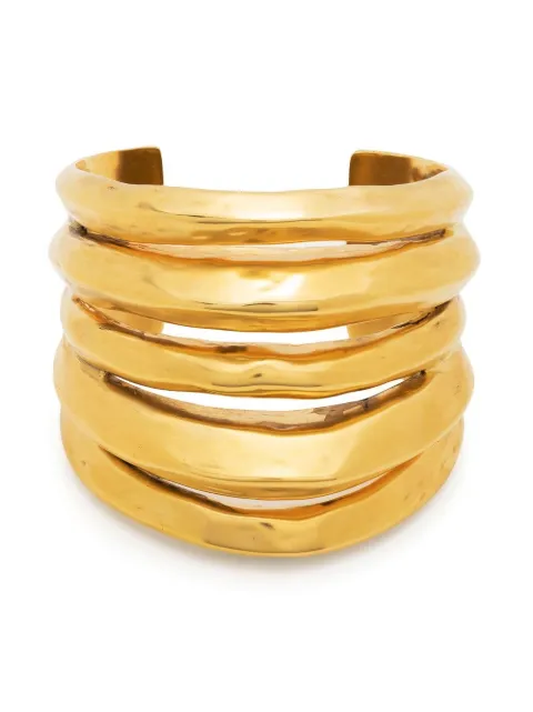 Goossens Spirale open-back cuff bracelet Gold GOOH21BA02YG