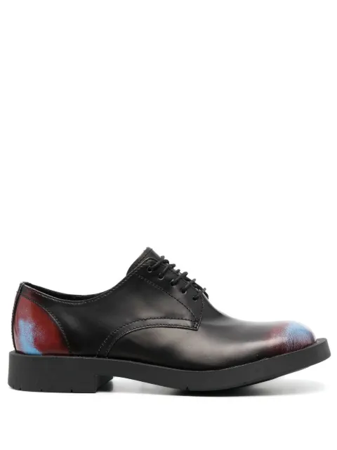 CamperLab distressed-effect leather lace-up shoes Black K201263T95