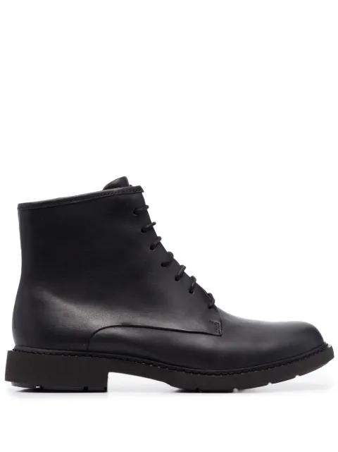Camper ankle lace-up fastening boots Black K400245004