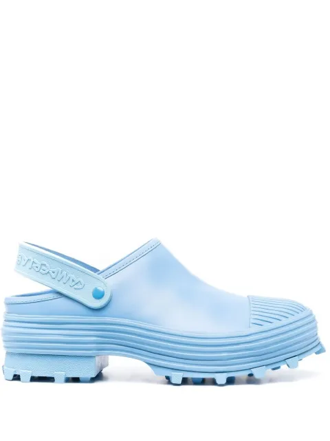 CamperLab logo-strap chunky mules Blue K201476002