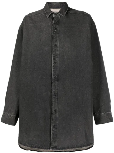 FEAR OF GOD ESSENTIALS oversized-cut denim shirt Black 186BT212011F