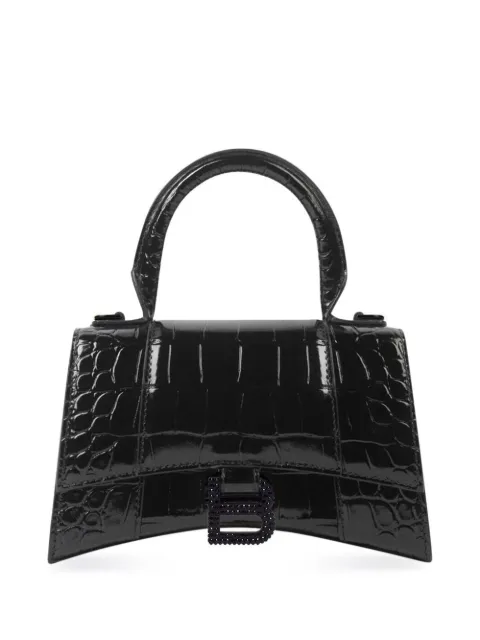 Balenciaga mini Hourglass crossbody bag Black 5928332UDF7