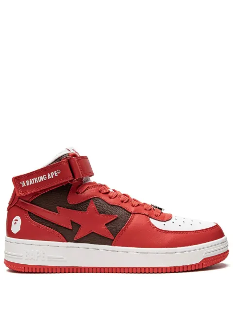 A BATHING APE® Bape Sta Mi #2 M2 "Red" sneakers Red 0ZXSHM191010IRDA
