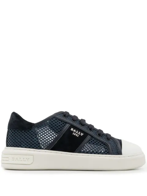 Bally mesh-panel low-top sneakers Blue WK0054TE025