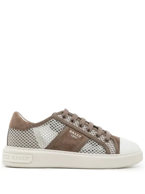 Bally mesh-panelled lace-up sneakers Brown WK0054TE025