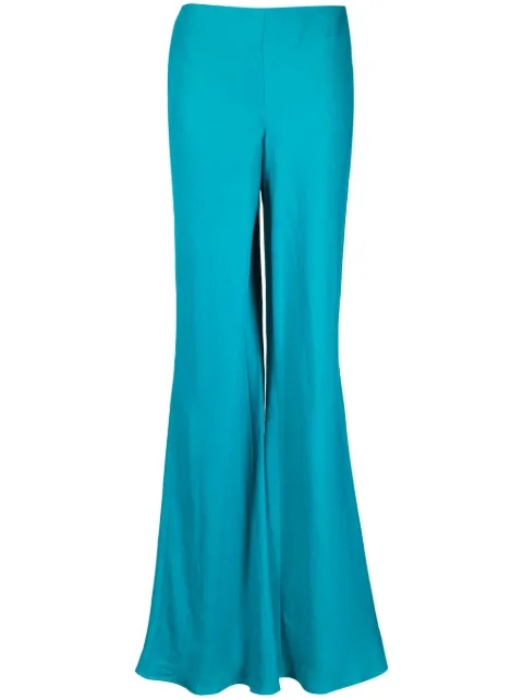 Alberta Ferretti high-rise flared trousers Blue A03070121