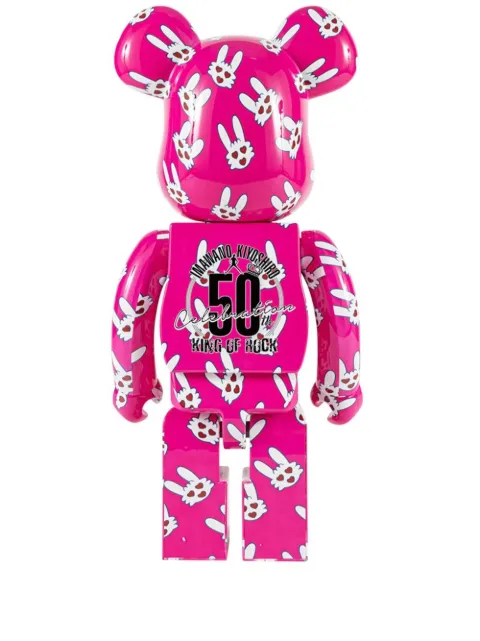 MEDICOM TOY Hitohata Rabbit BE@RBRICK figure Pink MEDI0034