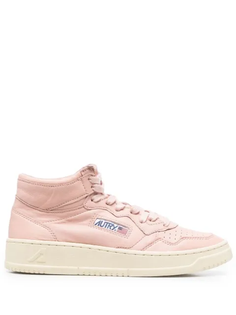 Autry mid-top lace-up sneakers Pink A12EAUMWGG28