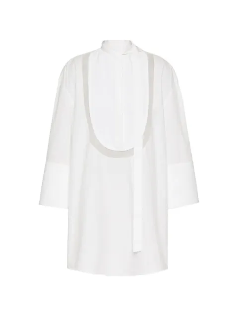 Valentino Garavani side neck tie-fastening blouse White BAE7855A6