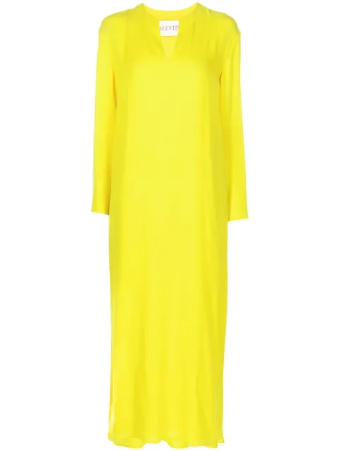 Valentino Garavani V-detail mini dress Yellow BVA0C51MH