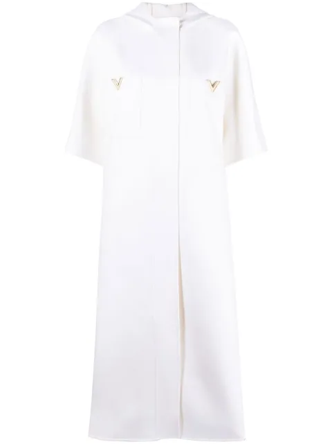 Valentino Garavani VGold hooded cape Neutrals BCG3766JA