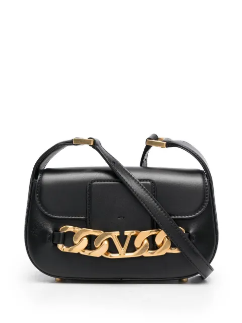 Valentino Garavani VLogo leather crossbody bag Black WB0K81ZHF