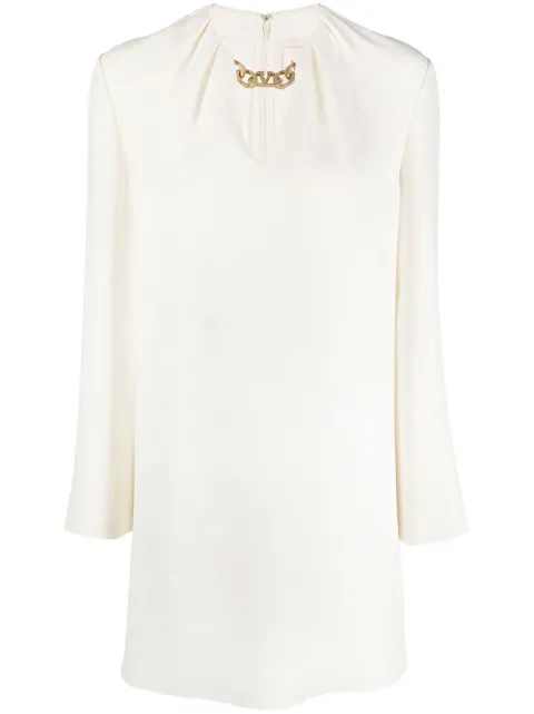 Valentino Garavani VLogo Chain dress White BVAZE71MM