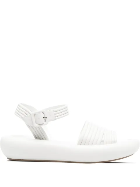Christian Louboutin buckle-fastening open-toe sandals White 1221221W222