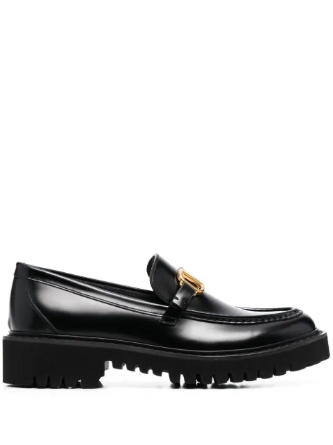Valentino Garavani VLogo Signature calfskin loafers Black WS0EU0BEK