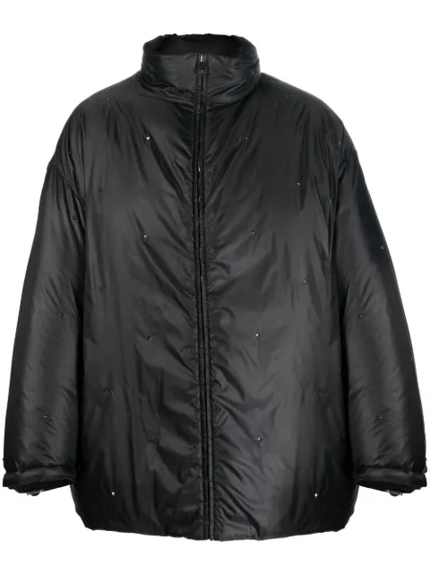 Valentino Garavani reversible Rockstud puffer jacket Black VCNB908N1