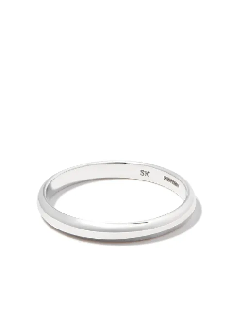 Spinelli Kilcollin 18kt white gold Half Round ring Silver SBHRWG
