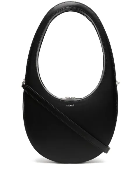 Coperni Swipe leather tote bag Black COPBA38405