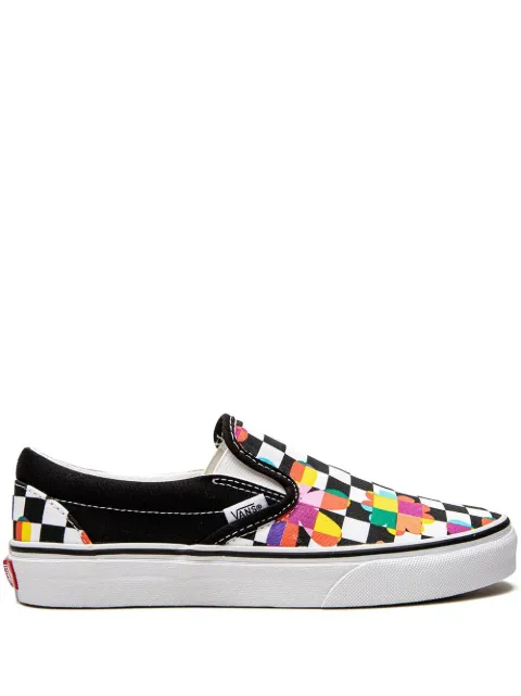 Vans Classic Slip-On "Floral Checkerboard" sneakers Black VN000XG8B05
