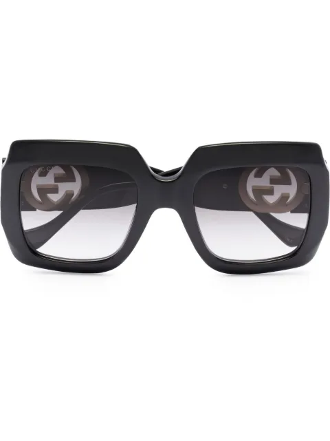 Gucci Eyewear oversized square sunglasses Black 680883J1692