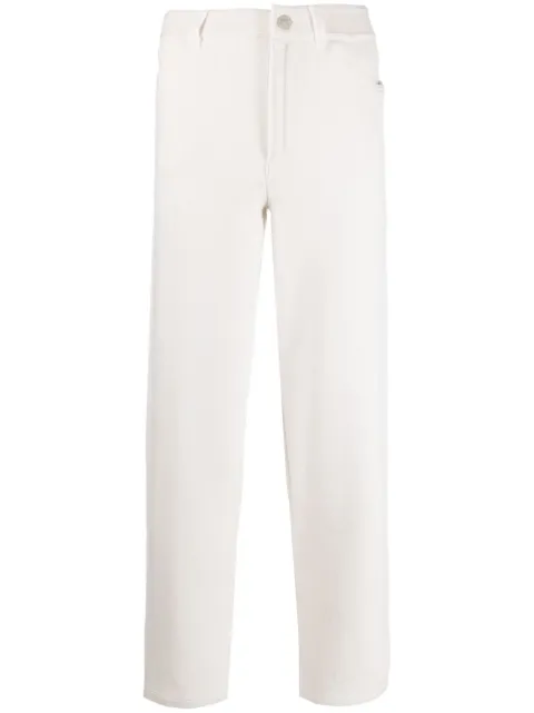Barrie high-rise straight-leg trousers Neutrals C85687