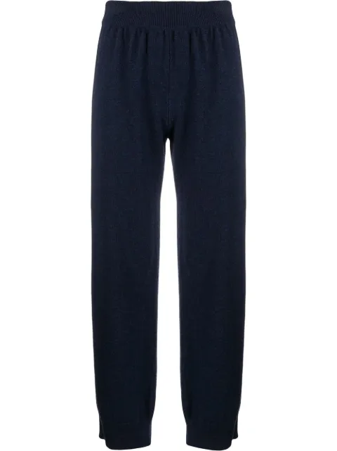 Barrie tapered-leg cashmere trousers Blue C159698