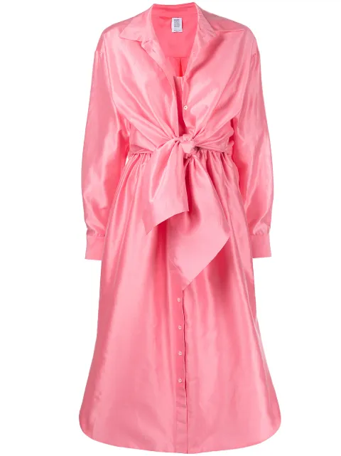Rosie Assoulin Bustino button-down dress Pink ASWU50030F