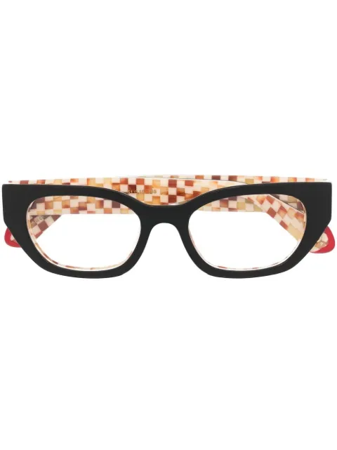 Etnia Barcelona Brutal 6 butterfly-frame glasses Black BRUTAL6
