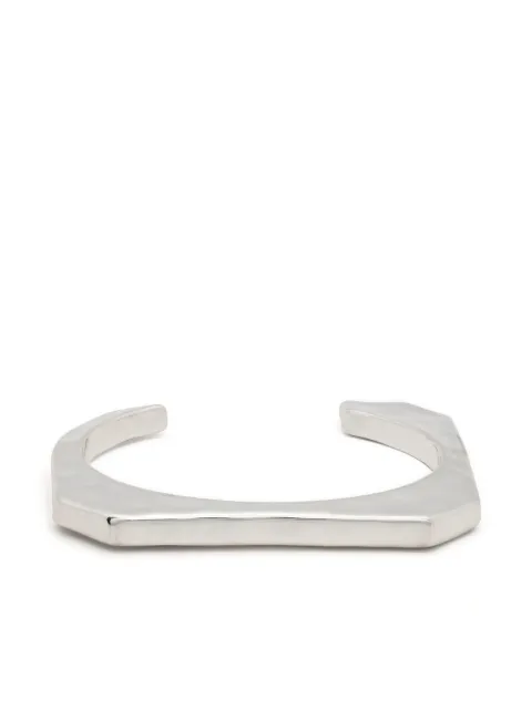 Zadig&Voltaire geometric-cut cuff bangle Silver OWJW00522