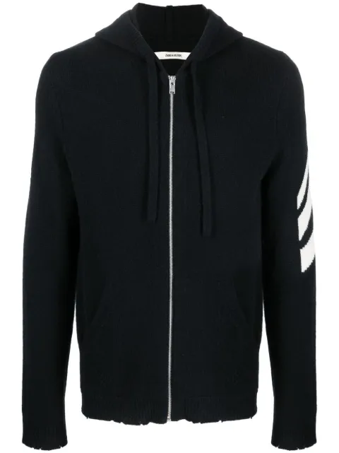 Zadig&Voltaire clash arrow cashmere cardigan Black KMCA00009