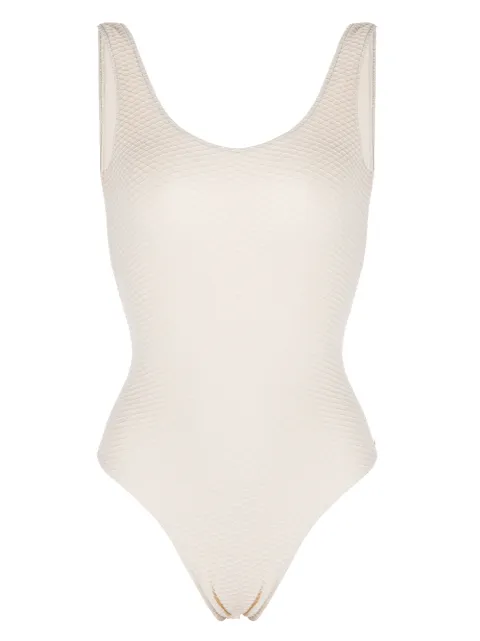 ANINE BING Jace one-piece swimsuit Neutrals A110107127