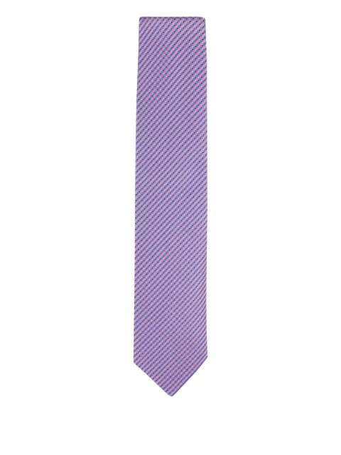 Eton geometric-patterned silk tie Pink A000315525580