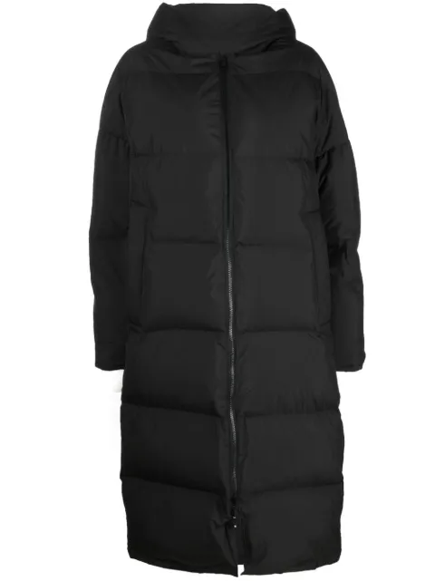 Yves Salomon reversible hooded down parka Black 23WYM02620DOXWC99