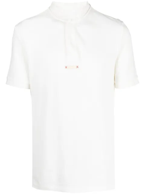 Maison Margiela collarless polo shirt White S50GL0041S23978