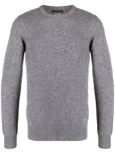 Emporio Armani fine-knit cashmere jumper Grey 8N1M391M71Z