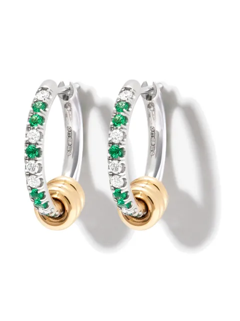 Spinelli Kilcollin SPINELLI ARA SILV EM DIA YG ANULTS HOOP ERNG Silver EARAPVWGEM