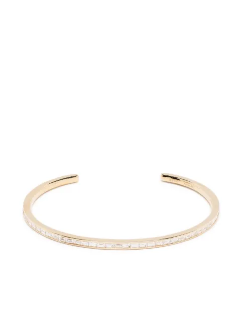 Anita Ko 18kt yellow gold baguette diamond cuff bracelet Gold AKBGCYG