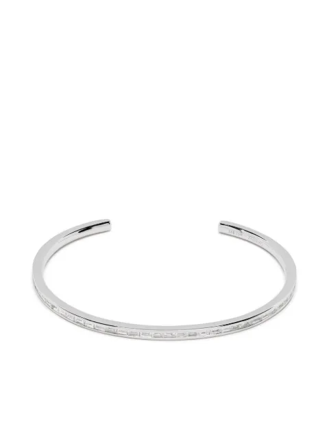 Anita Ko 18kt white gold baguette diamond cuff bracelet Silver AKBGCWG