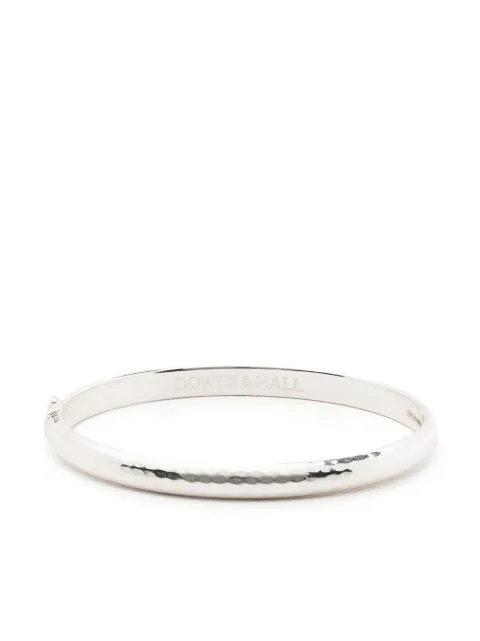 DOWER AND HALL dimple-effect bracelet Silver NBG23MS